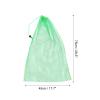 PATIKIL 30 Inch Fishing Net, Fish Catching Basket Rubber Coated Nylon Fishing Bait Mesh for Bait Storage Crayfish Minnows Shrimps, Fluorescent Green view 2