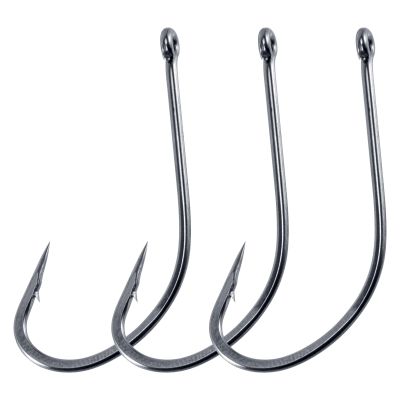 Dr.Fish 100 Pack Fly Hooks Streamer Stinger Wide Gap, Offset Saltwater Bass Fly Tying Hooks Wooly Bugger Clouser Minnow #10