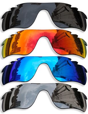 Betterun 4 Pieces Polarized Replacement Lenses for Oakley Radarlock Path Vented/Radarlock Path Vented Asian Fit (AF) OO9206 Sunglasses, Anti-Scratch and Impact Resistant