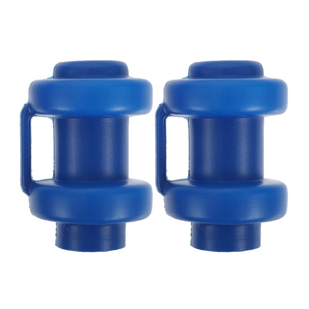 Luxshiny 2pcs Trampoline Tube Covers Wear-Resistant Rod Caps for Trampoline Poles Easy Installation Accessories for Boys and Girls