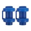 Luxshiny 2pcs Trampoline Tube Covers Wear-Resistant Rod Caps for Trampoline Poles Easy Installation Accessories for Boys and Girls view 1