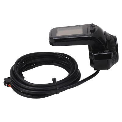 CDQL S886 Ebike LCD Display Panel - Lightweight Waterproof LCD Display Panel with Thumb Throttle Headlight Connector - Motor Brushless Controller - for Electric Bicycle