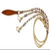 WeavingCraft Hand-Braided Zebra Print Rawhide Romal Reins- Premium Quality Ranch Rope with Knots for Horse Tack- Genuine Raw Hide Leather view 3