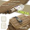 WYNEX Concealed Carry Fanny Pack Pistol Pouch, Tactical Fanny Pack Handgun Pouch with Universal Pistol Holster CCW EDC Waist Pack of Adjustable Paracord Suspension System for Men view 4