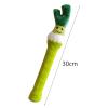 kowaku Badminton Racket Handle Cover Plush Doll Racket Handle Protective Cover Cartoon Badminton Overgrip for Active Players, Scallion view 3