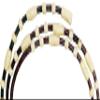 WeavingCraft Hand-Braided Chestnut/Cherry Rawhide Rope Romal Reins with Plain Natural Leather Knots- Premium Horse Tack for Ranch Riding view 4