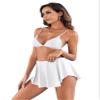 Mini Skirt Athletic Butterfly Shorts for Women Gym Yoga Workout Booty Dance Hot Pants Golf Tennis Skirts White L view 3