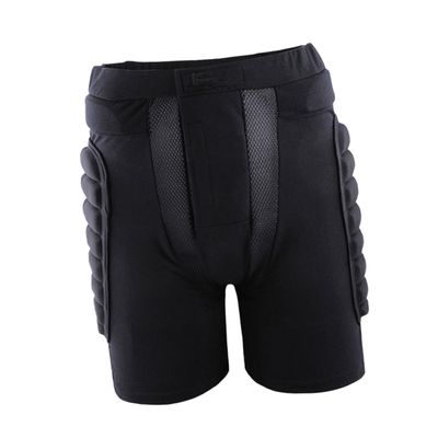 Black Padded Protective Shorts with EVA Pads for Adult Youth Skating