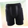 Black Padded Protective Shorts with EVA Pads for Adult Youth Skating view 2