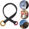 Natudeco 120CM Climbing Lanyard Outdoor Climbing Tree Rescue Wire Lanyard Adjustables Lanyard with Two Hanging Hooks for Ontree Garden Work view 4