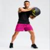 Soothfeel Men's Running Shorts with Zipper Pockets 9"/ 7"/ 5" Lightweight Quick Dry Basketball Gym Workout Athletic Shorts for Men (Hot Pink, M) view 3