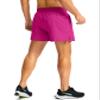 Soothfeel Men's Running Shorts with Zipper Pockets 9"/ 7"/ 5" Lightweight Quick Dry Basketball Gym Workout Athletic Shorts for Men (Hot Pink, M) view 4