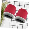 VICASKY 1pair Warm Gloves for Strollers Trolley Gloves for Snowy Days and Smooth Design for Outdoor Use Red view 3