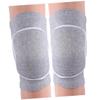 FRCOLOR Elastic Warm Protector Sleeves for Outdoor Sports Breathable Knee Pads for Basketball Climbing and More Grey Durable and Comfortable Leg Brace for Injury Recovery view 1