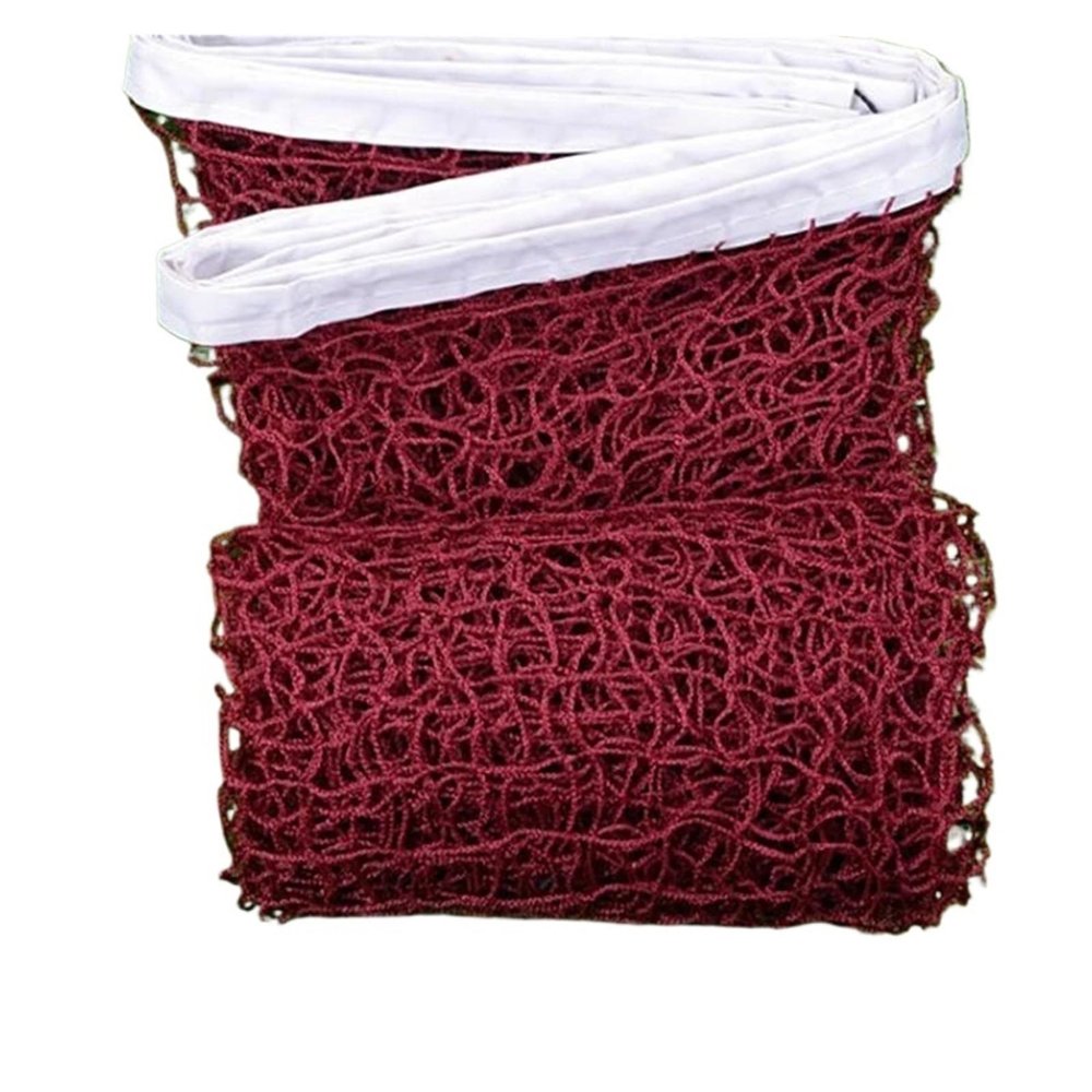 SBTRKT Training Standard Badminton Net Outdoor Badminton Tennis Volleyball Net 6.2 * 0.64M (Color : Red, Size : 6.2x0.64M)