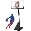 IGL Basketball Hoops Outdoor 52 Inch, 7.5-10FT Adjustable & Portable Goal view 1