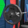 METIS Olympic Barbell Weight Plates - Compatible with Olympic Bar Sleeves for Optimum Fitness Routine | Available in 5 Different Sizes & 4 Weight Sets (55lbs) view 2