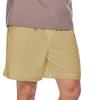 SWJGLITTR Mens Linen Casual Shorts Drawstring Summer Beach Short Pants Lightweight with Pockets and Elastic Waist Shorts (Khaki Color,4X-Large) view 2