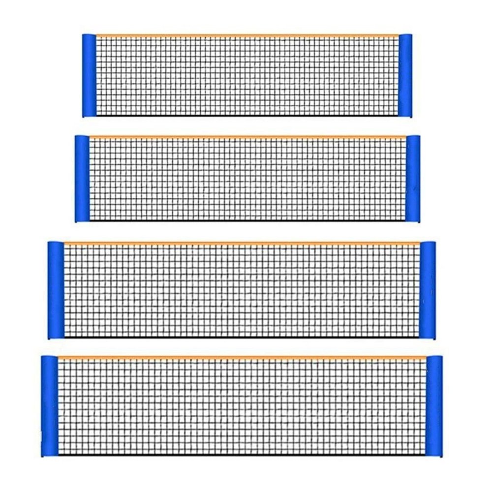 SBTRKT Badminton Volleyball Tennis Net Standard Sports Training Net 3.1/4.1/5.1/6.1M (Without Bracket) (Color : Blue, Size : 5.1x0.86M)