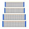 SBTRKT Badminton Volleyball Tennis Net Standard Sports Training Net 3.1/4.1/5.1/6.1M (Without Bracket) (Color : Blue, Size : 5.1x0.86M) view 1