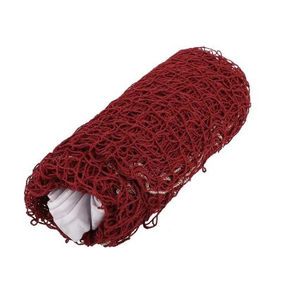 SBTRKT 6.1mX0.76m Professional Sport Training Standard Badminton Net Outdoor Tennis Net Mesh Volleyball Net (Color : Red, Size : 610x76cm)