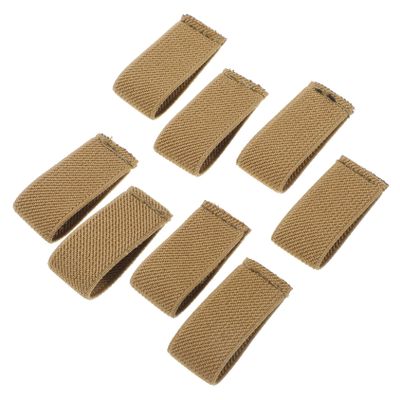 Kisangel 8pcs Backpack Straps Holders Elastic Belt Loop Retainers for Duty Belt Keepers Strap Retainer
