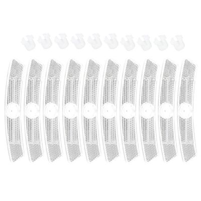 balacoo Spoke Reflectors Bicycle: 10pcs Bicycle Wheel Spoke Reflectors Road Bike Tire Reflectors Bicycle Warning Reflector for Mountain Bike Cycling