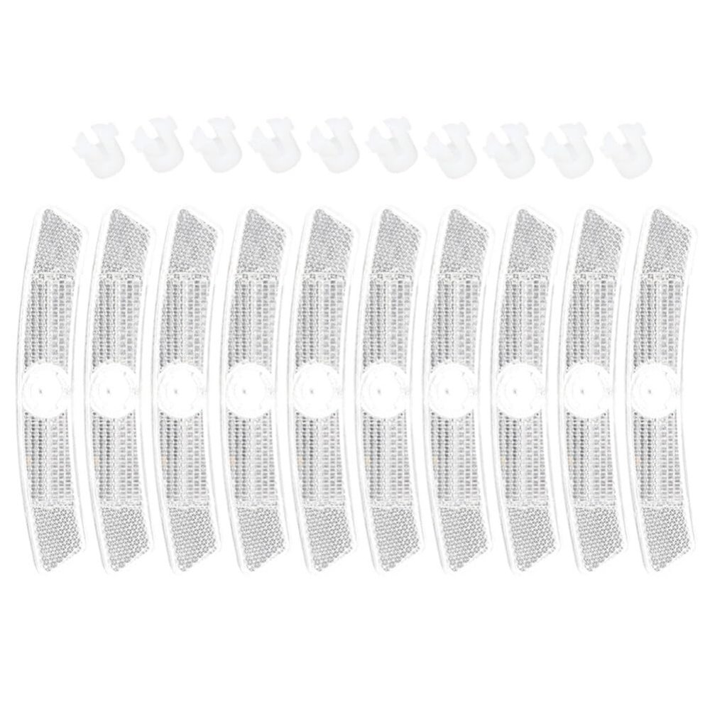 balacoo Spoke Reflectors Bicycle: 10pcs Bicycle Wheel Spoke Reflectors Road Bike Tire Reflectors Bicycle Warning Reflector for Mountain Bike Cycling