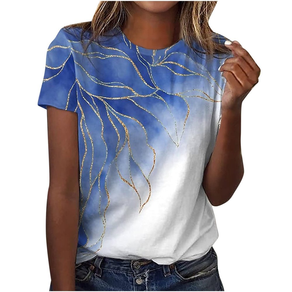 Western Tops For Women,Womens Fitted Tshirt Womens Summer Clothes Womens Business Tops Teacher Shirts For Women Shirts Women Tops For Women(L,Blues)