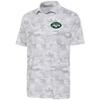 Antigua Men's White New York Jets Collide Polo, 3X-Large view 2