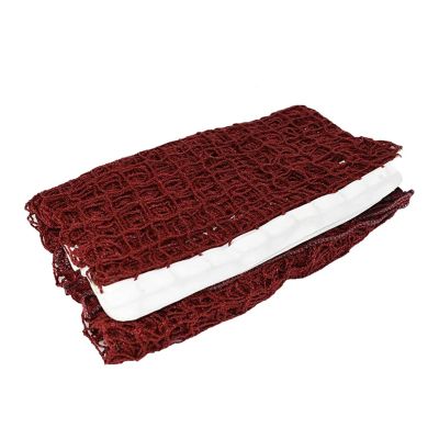 SBTRKT 3.1m/4.1m/5.1m/6.1m Standard Badminton Net for Sports Training Tennis Net Mesh Volleyball Net (Color : Red, Size : 6.1mx0.76m)
