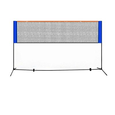 SBTRKT Portable Badminton Net Indoor Outdoor Sports Volleyball Tennis Training Square Net (Color : Green, Size : 6m)
