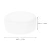 100Pack White Plastic Bottle Caps, 38mm (1.53") Replacement Lids, Leak-Free Screw-on Caps for Juice, Milk, Water Bottles Tops and Diy Crafts view 3