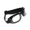 BESPORTBLE Outdoor Protective Snowboard Strap -uv and -fog Coating for Skiing Cycling Motorcycle Riding and Dirt Biking Black Frame Transparent Lens view 1