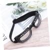 BESPORTBLE Outdoor Protective Snowboard Strap -uv and -fog Coating for Skiing Cycling Motorcycle Riding and Dirt Biking Black Frame Transparent Lens view 4