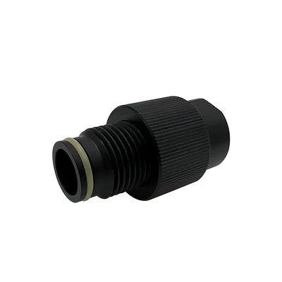 CHMINGDE HPA G1/2-14 Threads Tank Inline On/Off ASA Adapter CO2/Compressed Air Pin Valve Depressor Black Adaptor 1 Piece