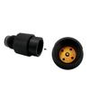 CHMINGDE HPA G1/2-14 Threads Tank Inline On/Off ASA Adapter CO2/Compressed Air Pin Valve Depressor Black Adaptor 1 Piece view 2