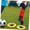 WHAMVOX 2pcs Football Training Marking Discs Markers for Soccer Practice Lightweight Landmark Mats for Agility Drills Fun Training for Sports Games view 2