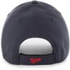 47 MLB Team Color Primary Logo MVP Adjustable Hat, Adult One Size Fits All - Minnesota Twins - Navy view 2