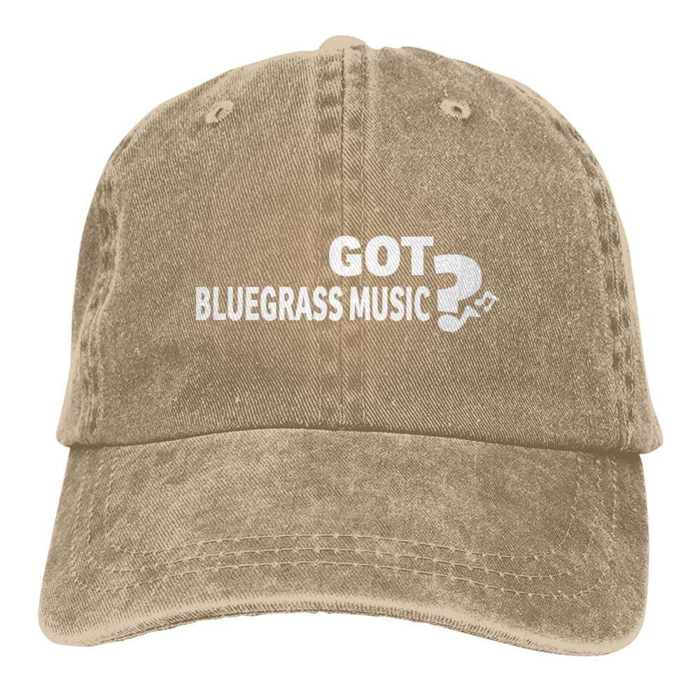 GEZHONU Got Bluegrass Music Funny Hat Adjustable Denim Baseball Cap Natural Dad Hat Men Women