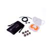 Beretta Mini Headset E2 32db SNR Soft Silicone Ergonomic Shooting Noise Protection, Orange Fluo view 4