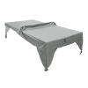 Colaxi Table Tennis Table Cover Ping Pong Table Cover Outdoor Water Resistant Protective for Flat Pingpong Table for Ping Pong Table, Gray view 1