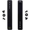 [1 Pair] IWB Belt Loops - Heavy Duty Rubber Black w/Pull-The-Dot Snaps/Durable Caps & Mounting Hardware - for IWB Carry - (Fit 1.25-2.00 Inch Belts (Adjustable)
