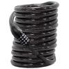 Lumintrail Long Coiled Bike Cable Lock 3/8 Inch (4, 6, 10, 15, 30ft), Weatherproof Locks for Kayak, Bike, Scooter, Paddleboard, Outdoor Equipment, Resettable Combination Lock Anti Theft Protection view 1