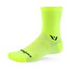 Swiftwick - ASPIRE FIVE Cycling Socks, Maximum Breathability, Crew (Hi Viz Yellow, Large) view 1