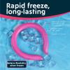 Magic Gel Neck Ring Coolers - Wearable Neck Cooling Ice Pack - Reusable Cool Body Cooler Tube - Cold Gel Wrap Ice Packs for Necks - Perfect for Athletes or Outdoor Workers - Pink view 4