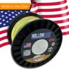 FINS Hollow Core Braided Fishing Line - USA Made, Spliceable Braid for Bluewater Angling, Superior Knotless Leader Transition - 16-Strand for Increased Reel Capacity - METERED - 150 lb - 1200 Yds view 2