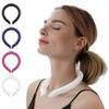 Magic Gel Neck Ring Coolers - Wearable Neck Cooling Ice Pack - Reusable Cool Body Cooler Tube - Cold Gel Wrap Ice Packs for Necks - Perfect for Athletes or Outdoor Workers - White view 1