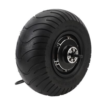 13in 48v-72v 1500-3500W Dual Hall Brushless DC Wheel Hub Motor with Vacuum Tire, Light and, Control, Quiet for Electric Motorcycle Scooter Unicycle