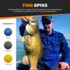 FINS Spin5 Advanced 5-End Braided Fishing Line - USA Made - Superior Roundness for Longer Casts, Ideal for Spinning & Baitcasting Reels - Yellow - 35 lb - 4000 Yds view 2